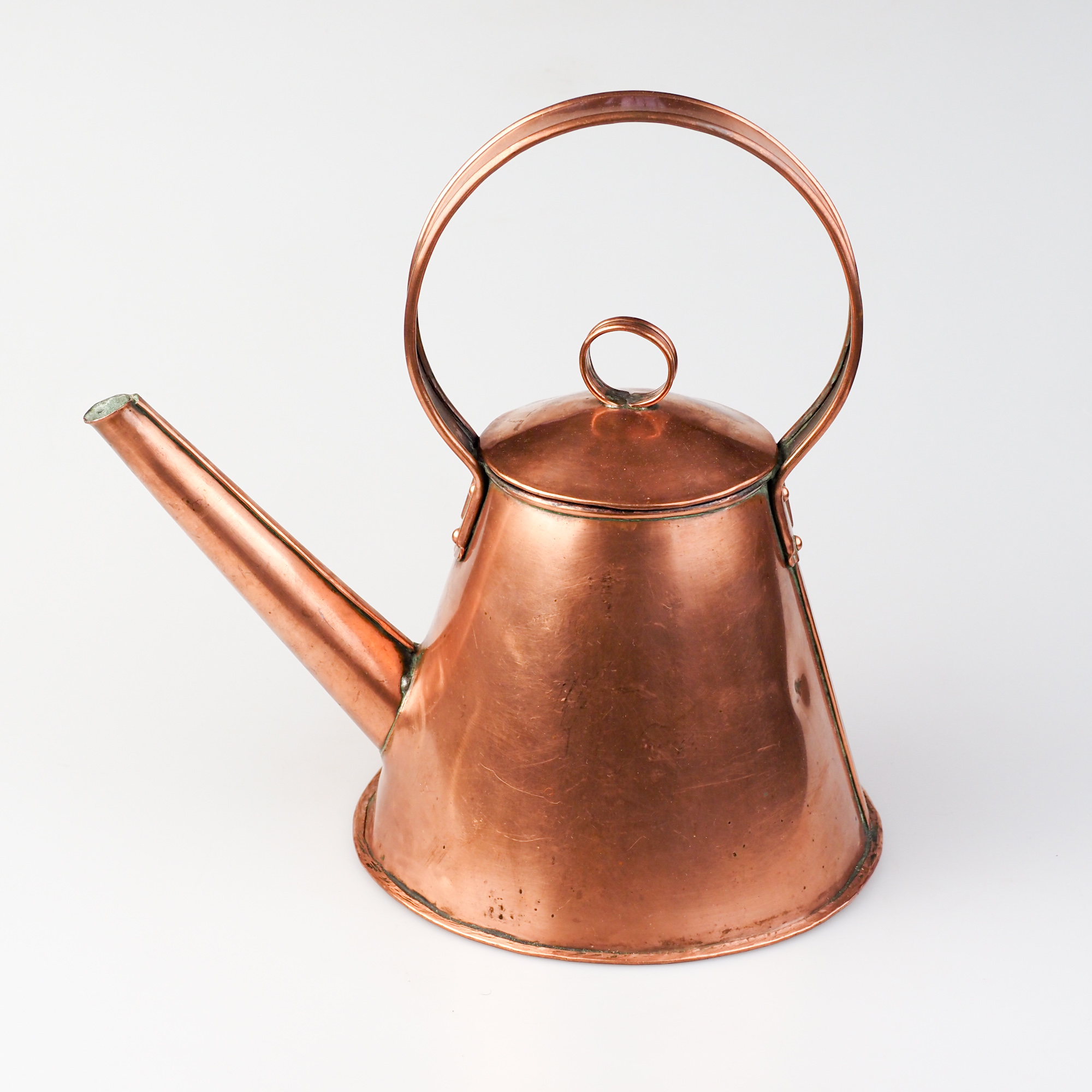 Antique Copper Ships Kettle, Nautical Decor/Home Decor